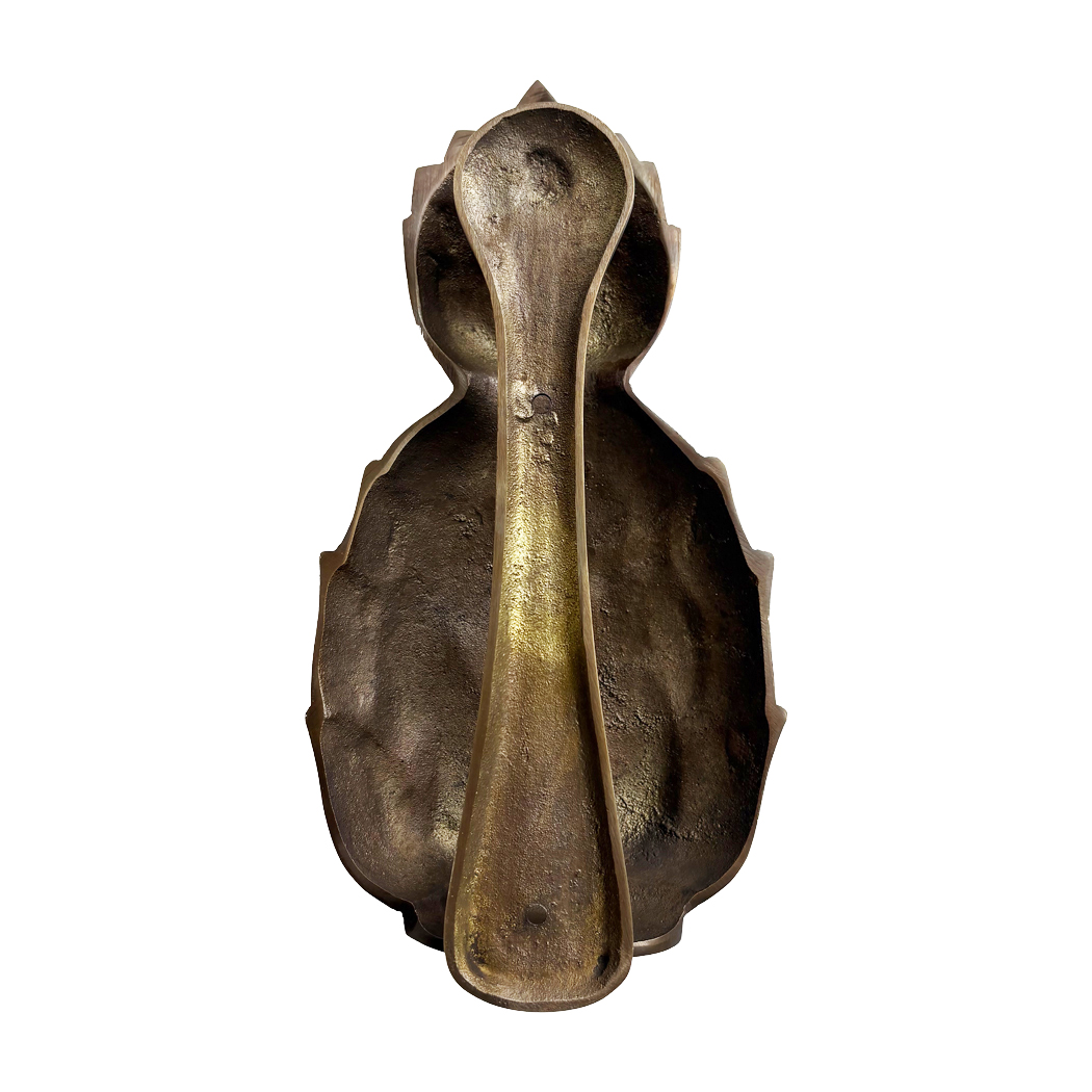 Decor Early American 8″ Large Pineapple Door Knocker, Antiqued Br ...