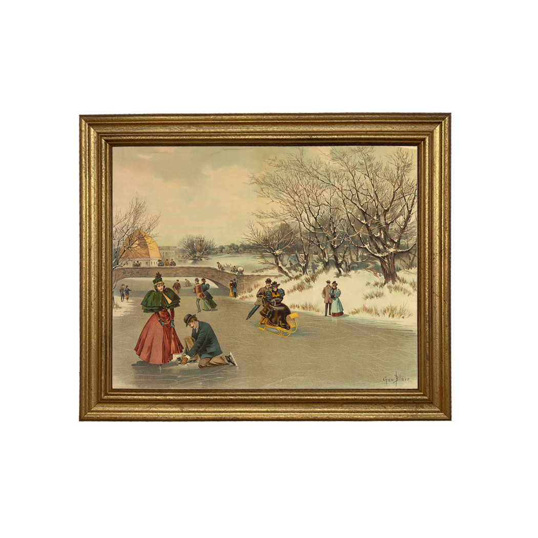 Christmas Christmas Christmas in Central Park Framed Print ...