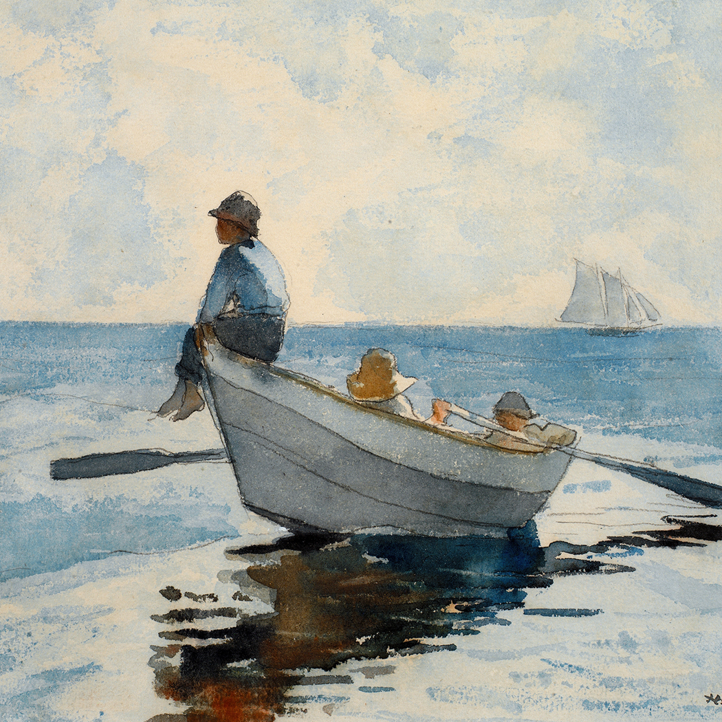 Nautical Nautical Boys in a Dory by Winslow Homer Framed Print ... Nautical Nautical Boys in a Dory by Winslow Homer Framed Print ...