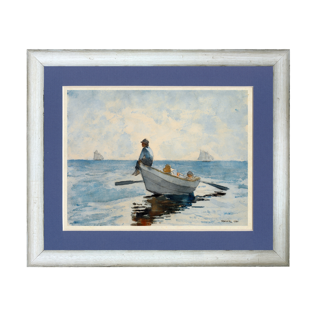 Nautical Nautical Boys in a Dory by Winslow Homer Framed Print ... Nautical Nautical Boys in a Dory by Winslow Homer Framed Print ...