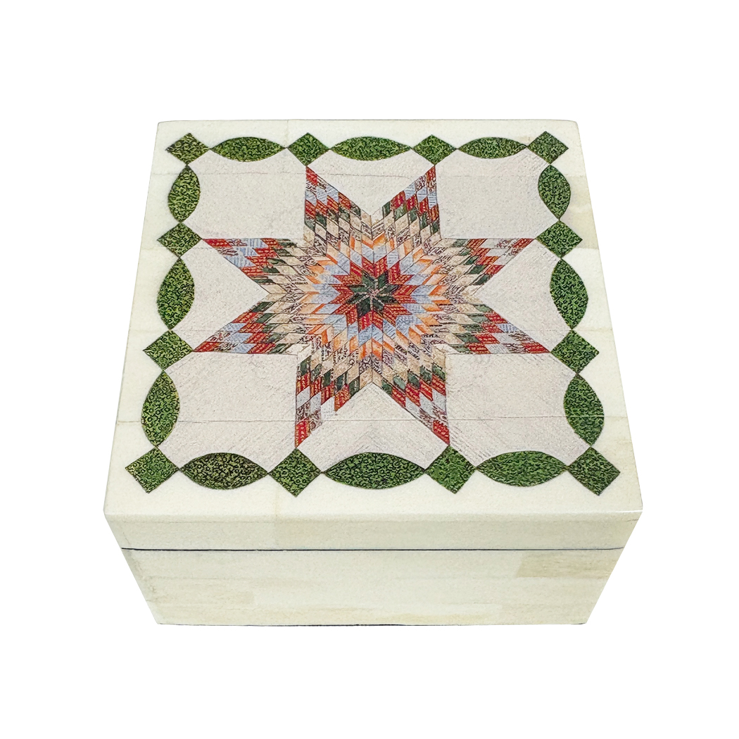 Decorative Boxes Decorative Boxes Lone Star Quilt Printed Bone Trinket Box ... Decorative Boxes Decorative Boxes Lone Star Quilt Printed Bone Trinket Box ...