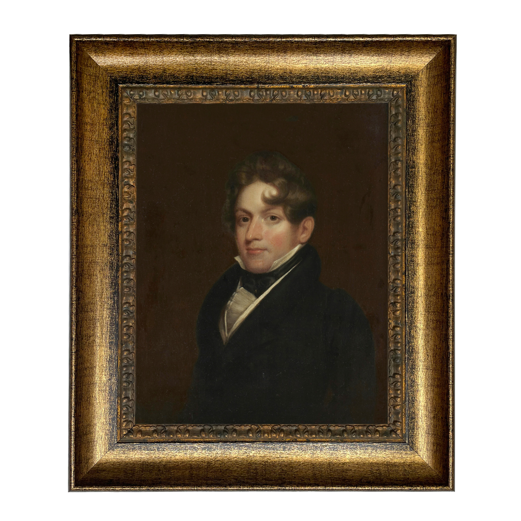 Painting Prints on Canvas Early American Captain Demaresque of Gloucester by Samuel Finely  ...
