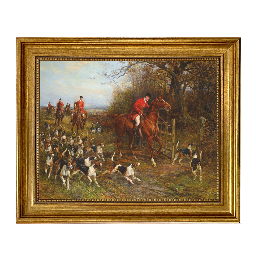 Dogs/Cats Dogs Heading for Cover by Heywood Hardy ...