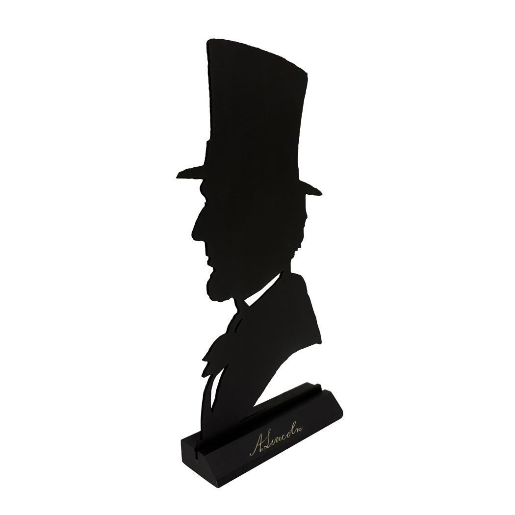 Wooden Silhouettes Revolutionary/Civil War Abraham Lincoln Bust Tabletop Wood Silhouette Wooden Silhouettes Revolutionary/Civil War Abraham Lincoln Bust Tabletop Wood Silhouette