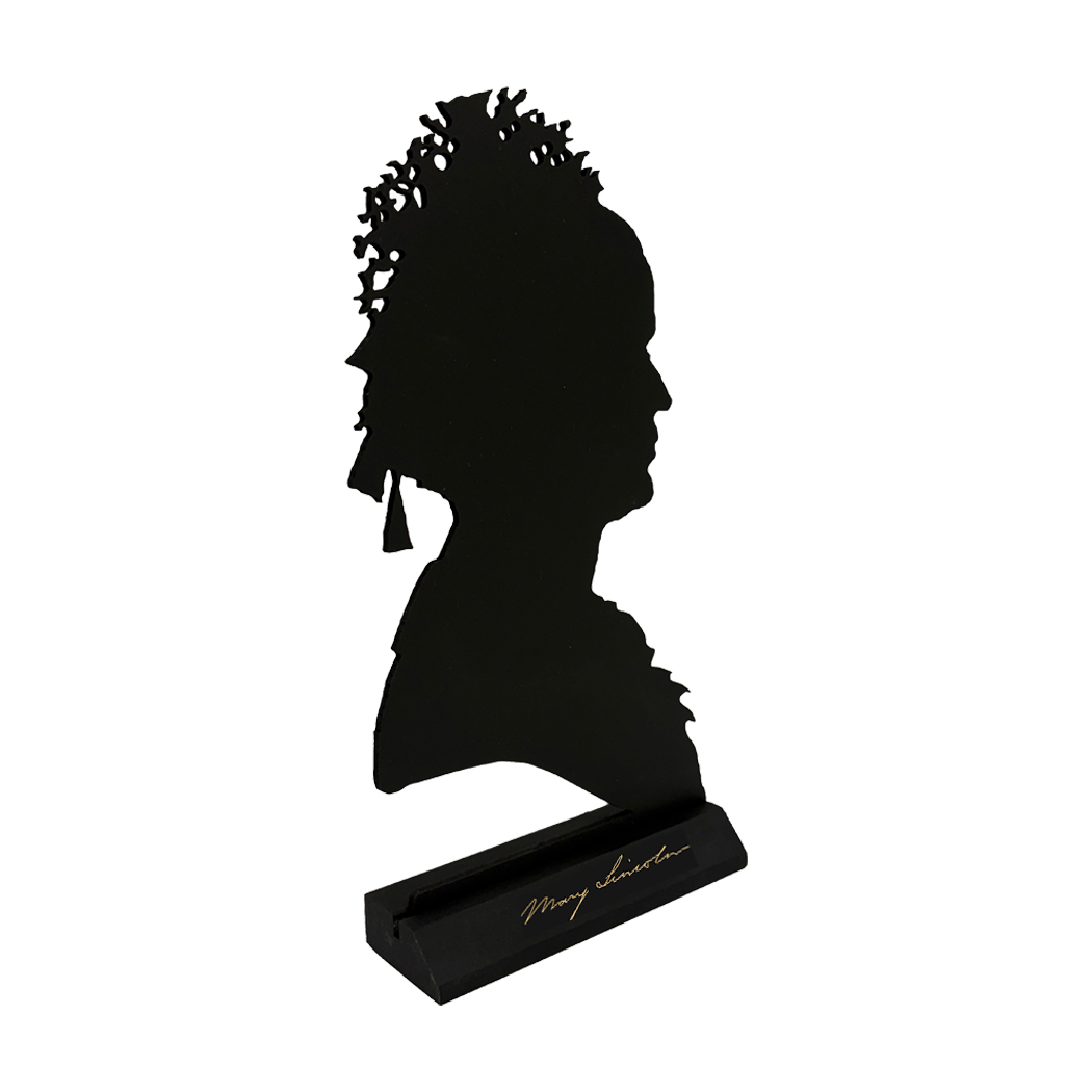 Wooden Silhouettes Revolutionary/Civil War Mary Todd Lincoln Bust Tabletop Wood Silhouette Wooden Silhouettes Revolutionary/Civil War Mary Todd Lincoln Bust Tabletop Wood Silhouette