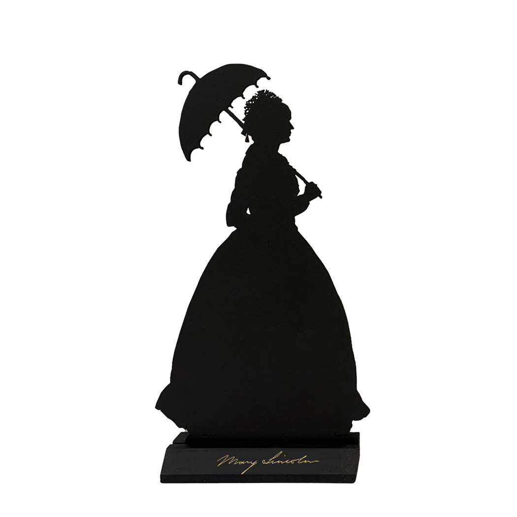 Wooden Silhouettes Revolutionary/Civil War Mary Todd Lincoln Tabletop Wood Silhouette ...