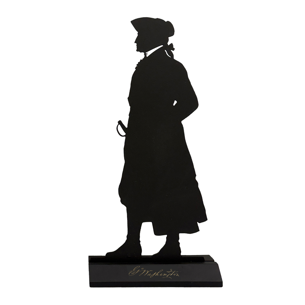 Wooden Silhouettes Revolutionary/Civil War George Washington Tabletop Wood Silhouette ...