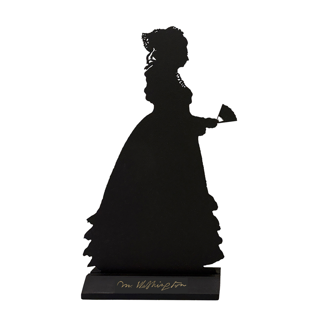 Wooden Silhouettes Revolutionary/Civil War Martha Washington Tabletop Wood Silhouette ...
