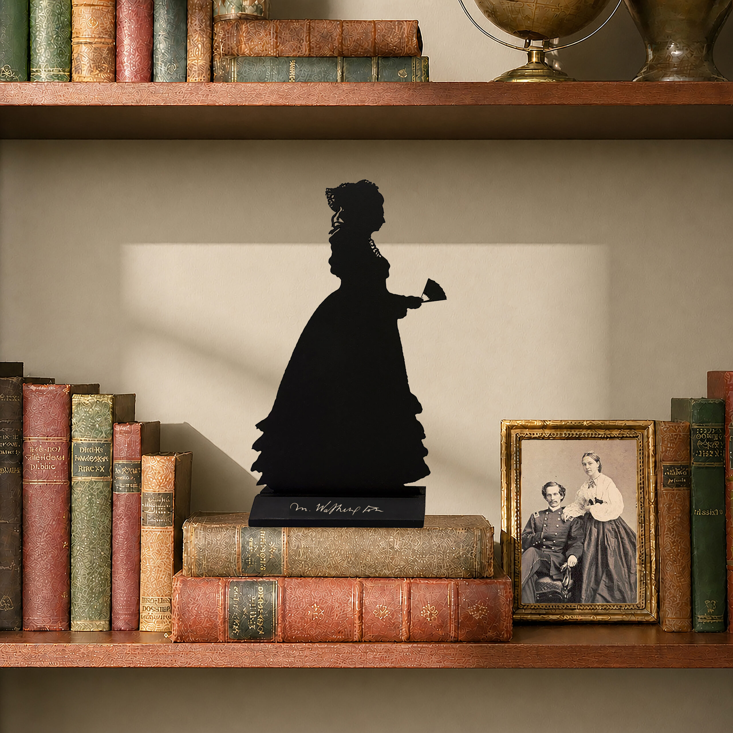 Wooden Silhouettes Revolutionary/Civil War Martha Washington Tabletop Wood Silhouette ...