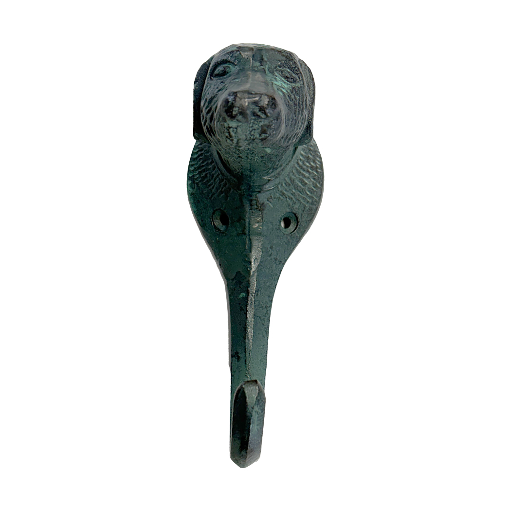 Lodge & Equestrian Decor Cabin/Lodge 5-1/2″ Cast Iron Dog Wall Hook, Green Patina Lodge & Equestrian Decor Cabin/Lodge 5-1/2″ Cast Iron Dog Wall Hook, Green Patina